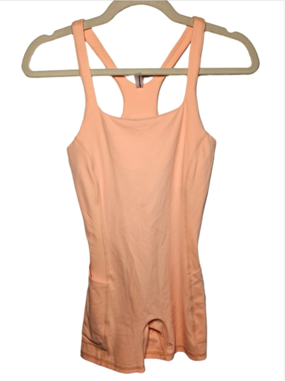 FP Free People Movement Never Better Runsie Peach / Morning Sun XS EUC
